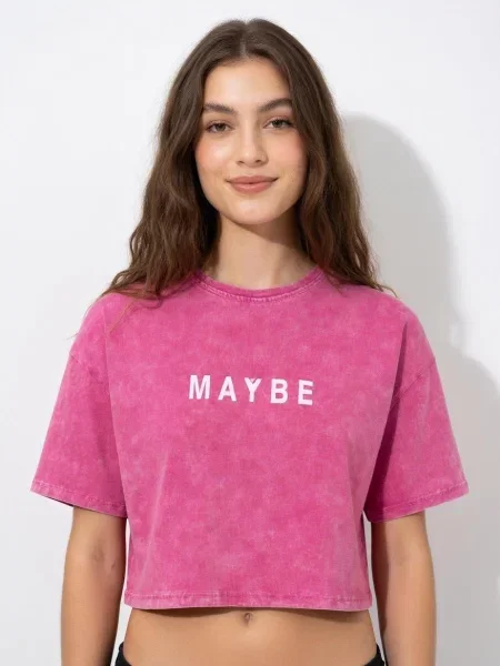 Футболка LUMO малиновий віскоза/поліестер