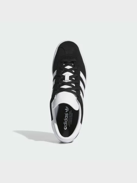 Кожаные кеды Adidas черные