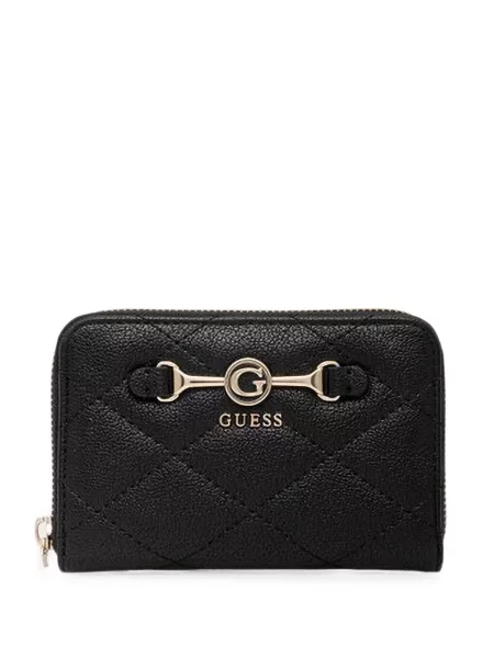 Matlasat portofel Guess cu autograf negru