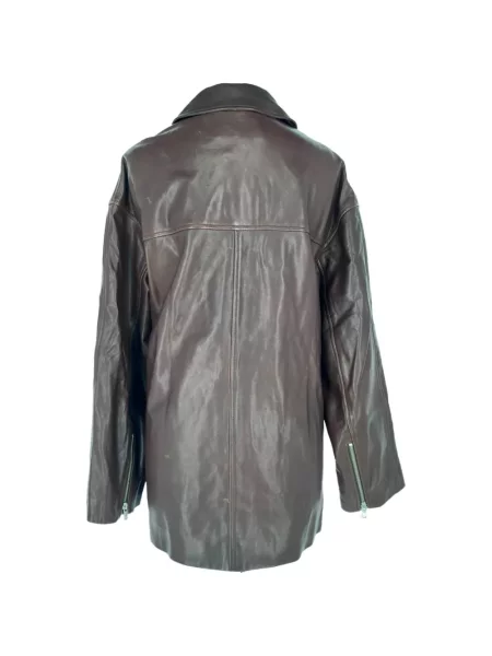 Geanta de piele Nour Hammour maro