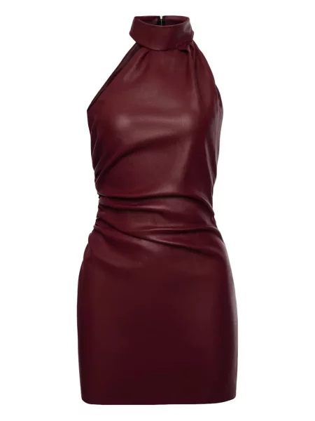 Rochie mini Lika drapată roșu