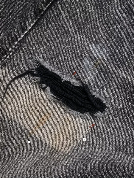 Blugi John Elliott zdrențuiți negru