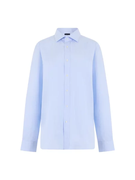 Boss Koszula David O Kroju Slim Fit blau niebieska
