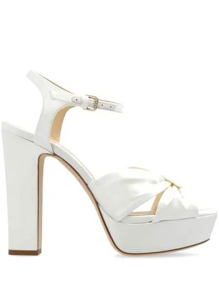 Sandale Jimmy Choo cu platformă alb