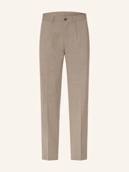Strellson Oblekové Kalhoty Tomeo Regular Fit dark beige béžové