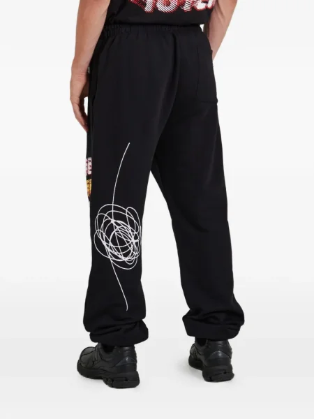 Pantaloni Iuter alergare negru