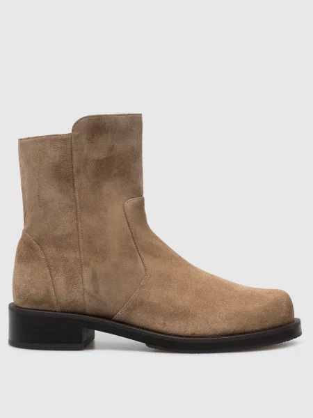 Замшевые ботинки Stuart Weitzman коричневые