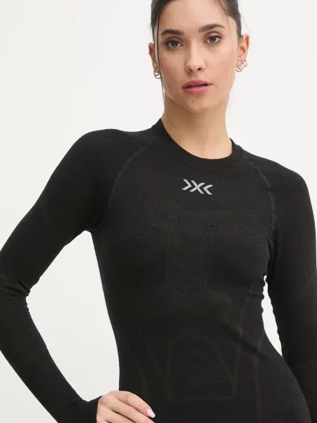 Функционална блуза с дълги ръкави X-Bionic Symbio Merino черно