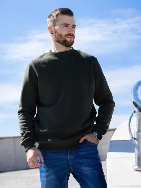 Світшот ISSA Plus хакі