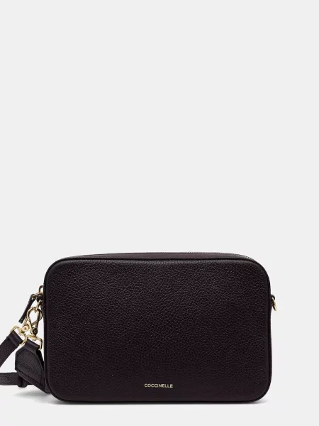 Mała mały torebka skórzana Coccinelle fioletowa