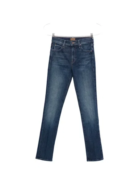 Proste jeansy Mother niebieskie