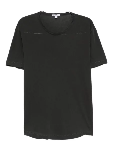 Tricou James Perse cu decolteu rotund gri
