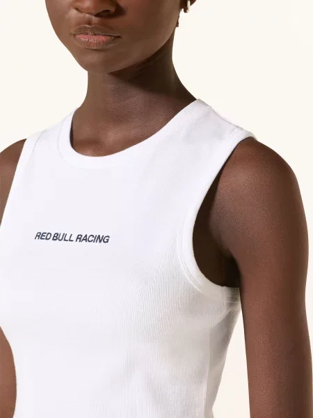 Krótki top Red Bull Racing X Pepe Jeans biały
