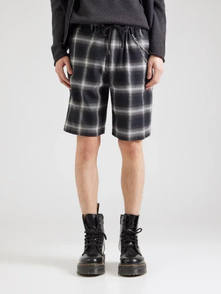 The Kooples Pantaloni maro / negru alb