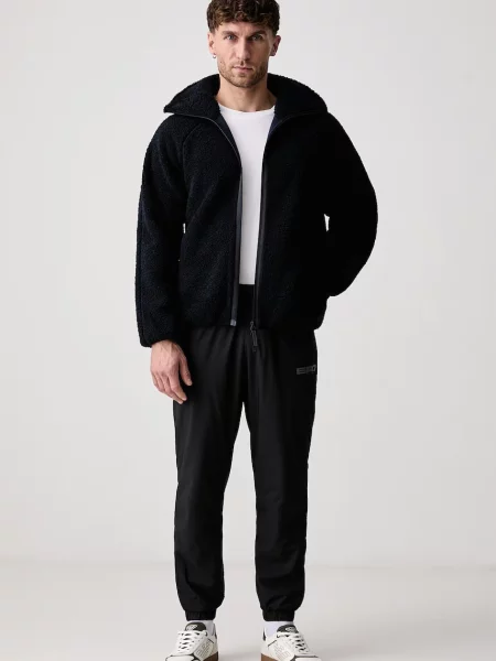 Emporio Armani jopica s kapuco modra