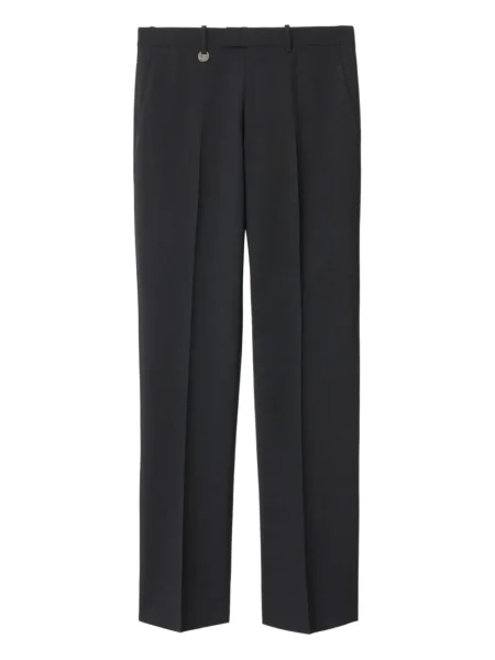 Pantaloni Burberry cu autograf gri