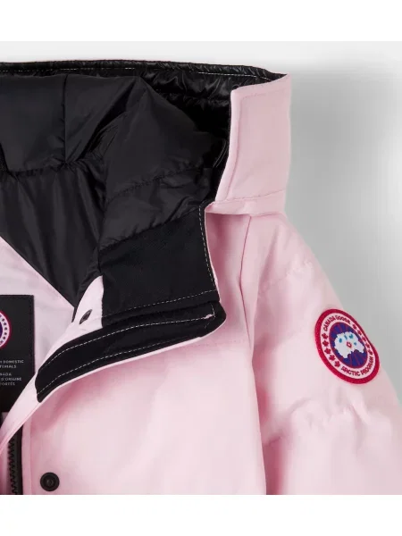 Gyerek pehelydzseki Canada Goose rózsaszín