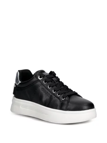 Sneakerși Guess cu autograf negru