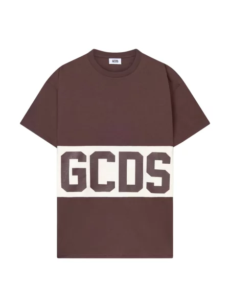 Koszulka Gcds z logo brązowa