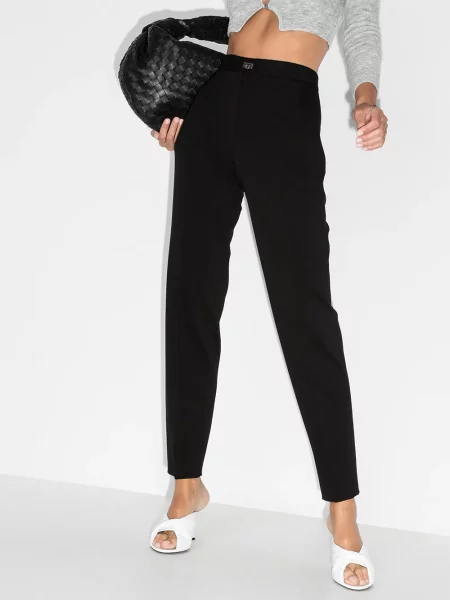 Juosmuo kelnės Ferragamo juoda