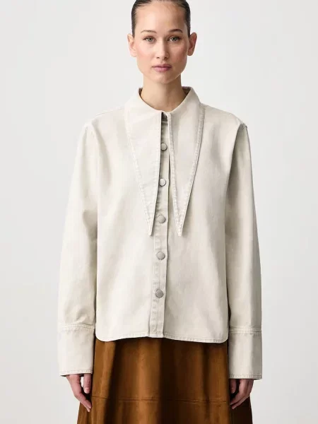 Barbour košile džínová Harleigh béžová