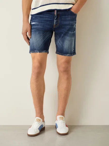 Džínové Šortky Marine navy blue modré