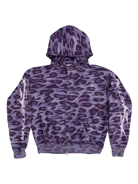 Hanorac cu glugă Hellstar violet