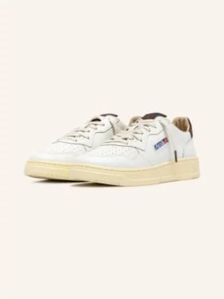 Autry Sneakersy Medalist Low Hj / tmavě hnědá bílá