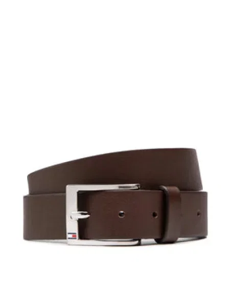 Pásek Tommy Hilfiger hnědý
