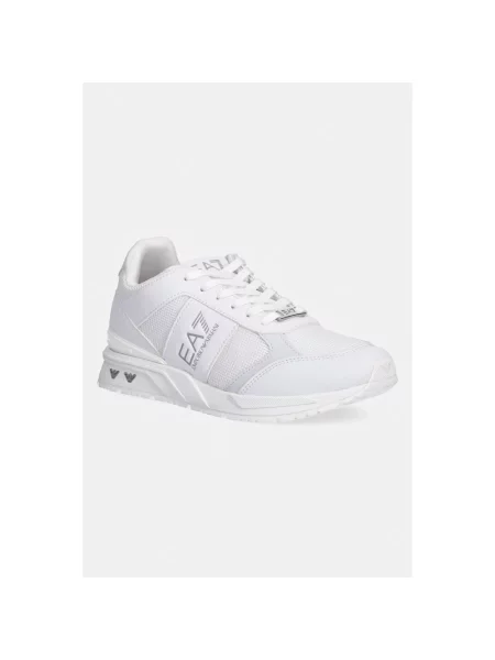 Sneakersy Emporio Armani Ea7 z nadrukiem białe