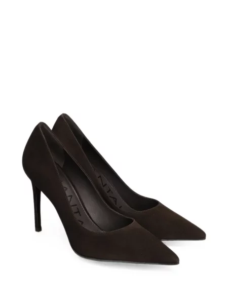 Pantofi cu toc Chantal din piele de căprioară maro