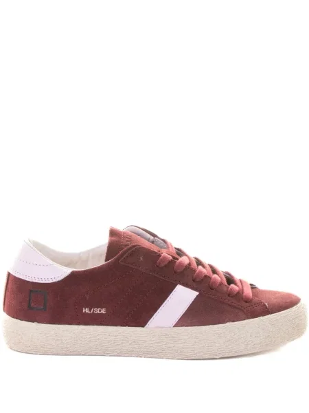 Sneakerși D.a.t.e. din piele de căprioară roșu