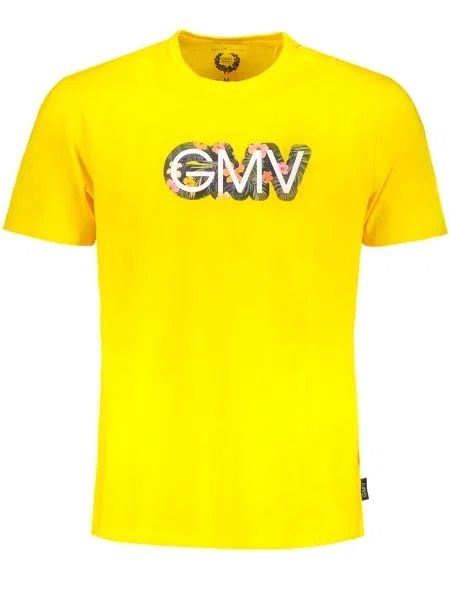 Tricou Gian Marco Venturi scurt galben