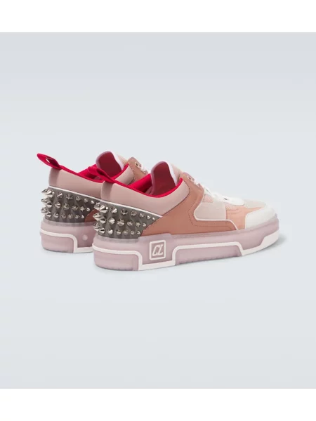 Sneakerși Christian Louboutin din piele roz
