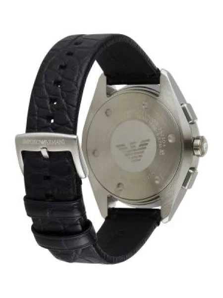 Emporio Armani óra ezüst férfi fekete