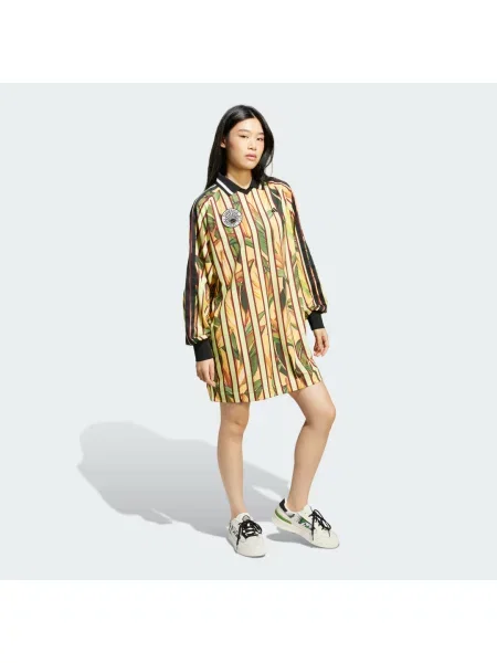 Adidas Sukienka codzienna FARM Premium Kolorowy czerwona