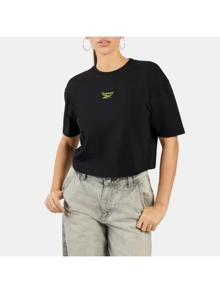 Reebok koszulka Dynamic Puff unisex Black Size: czarna