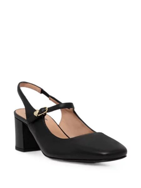 Pantofi cu toc Love Moschino slingback negru