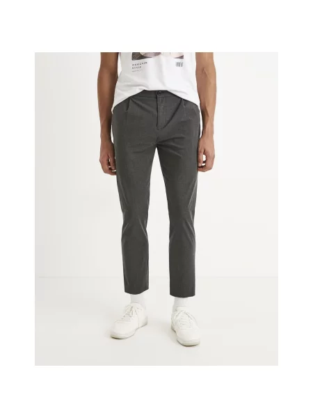 Pantaloni Celio casual gri