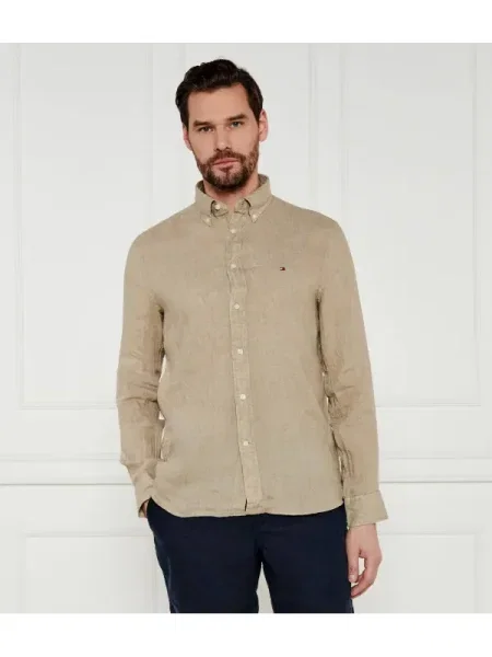 Tommy Hilfiger De in cămașă PIGMENT DYED bej