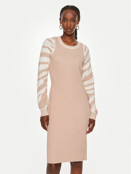 Pletena obleka Liu Jo Sport roza