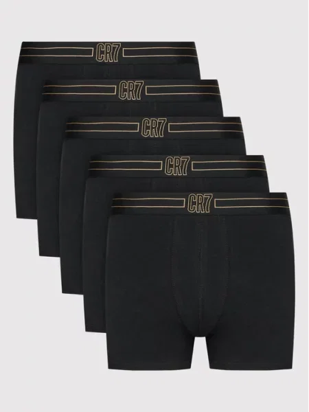 Bokserki Basic Trunk 5 par black/gold czarne