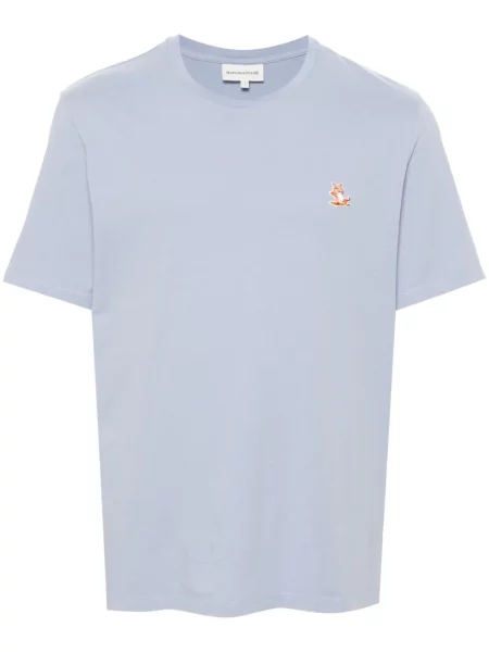 Tričko Maison Kitsuné modré