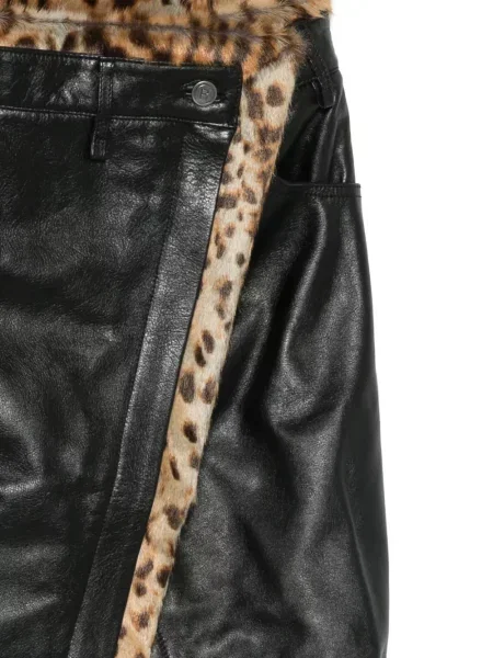 Spódnica Martine Rose kopertowa czarna