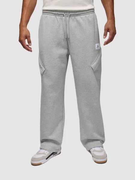 Штани повсякденні Jordan Flight Fleece Chicago бавовна/поліестер сірий