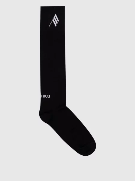 Шкарпетки з візерунком логотипа The Attico чорні
