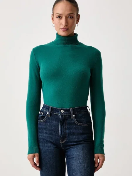 United Colors of Benetton pulover cu guler înalt pentru femei din lână
