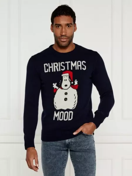 ST.Barth Pulover Heron ST. BARTH X PEANUTS | Regular Fit cu adaos de lână și cașmir