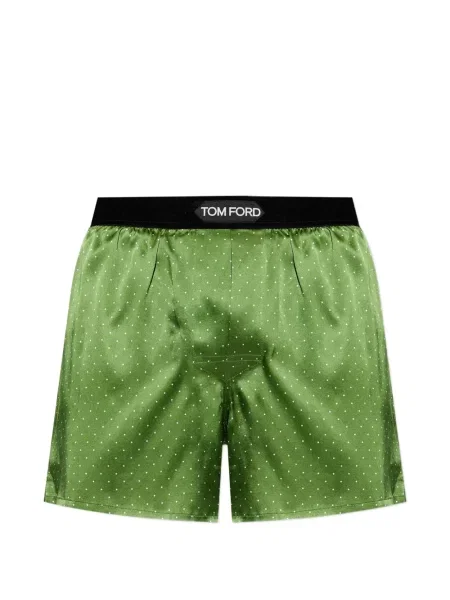 Boxeri Tom Ford cu buline verde