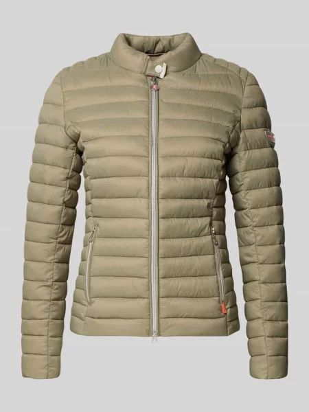 Kurtka pikowana z zamkiem błyskawicznym dwustronnym model ‘JUDY’ Frieda & Freddies khaki